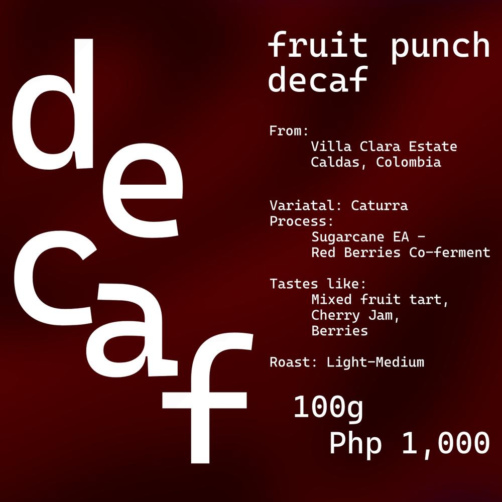 Fruit Punch Decaf