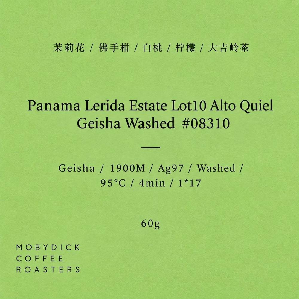 Panama Lerida Estate Lot10 Alto Quiel Geisha Washed #08310