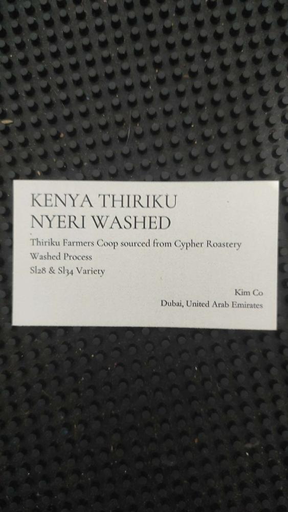 Kenya Thiriku Nyeri Washed